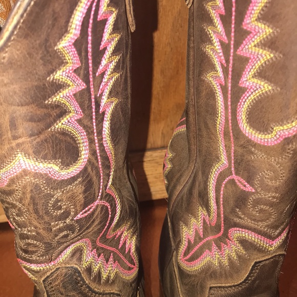 ✨SOLD✨JUSTIN VINTAGE COWBOY BOOTS - Picture 10 of 16